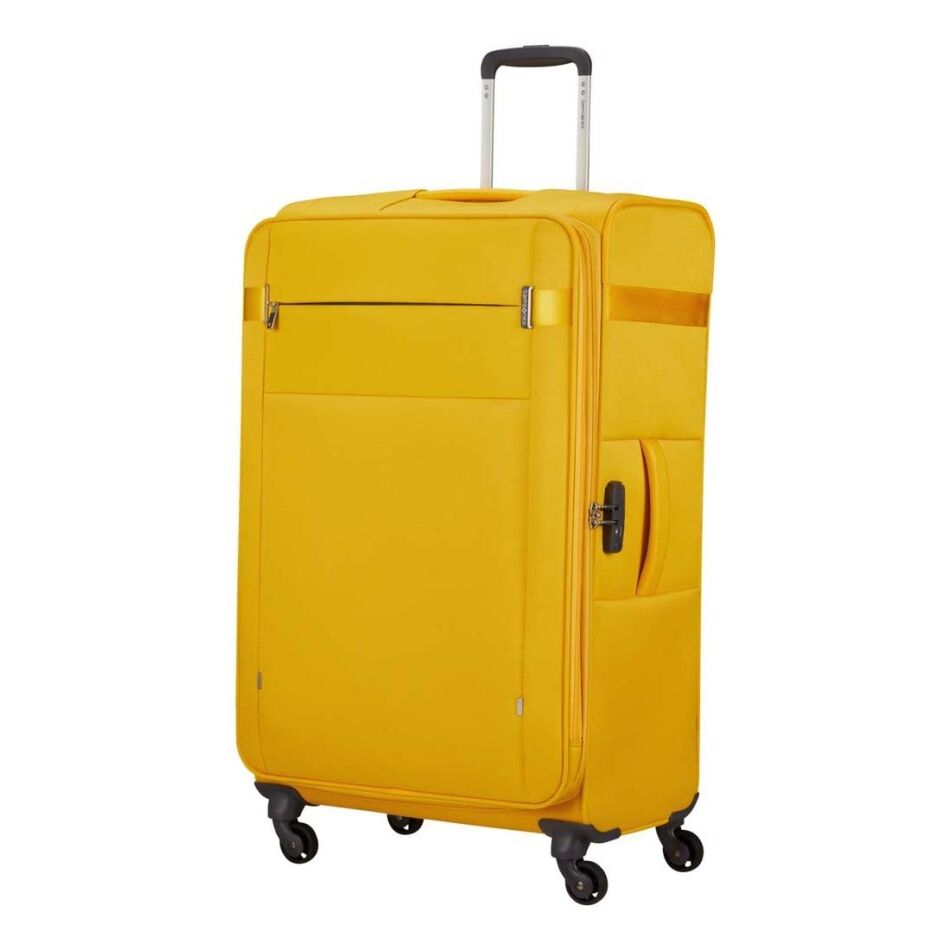 Samsonite Citybeat Spinner 78/29 Exp. geel | Wennekes.nl