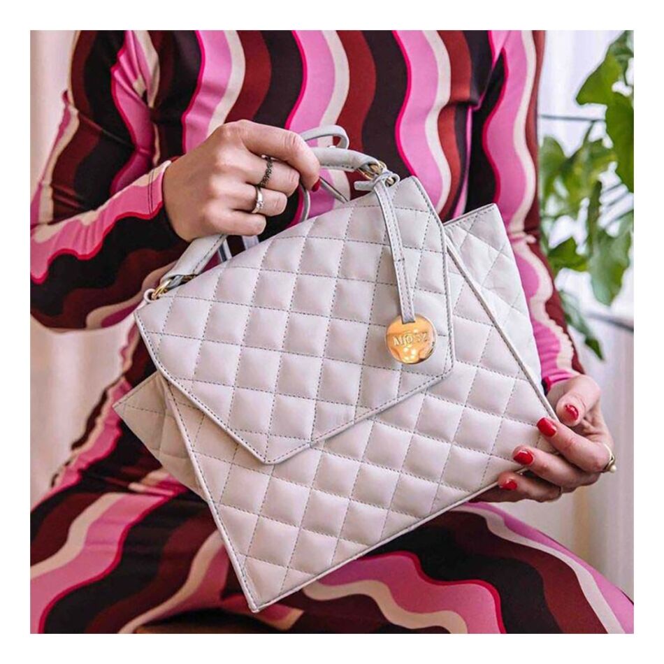 Mosz Phoebe Handbag off-white | Wennekes.nl