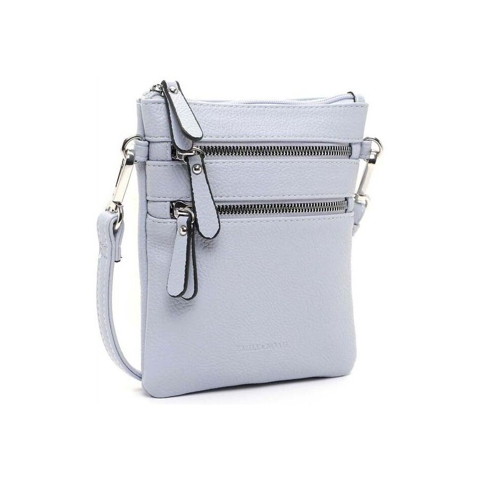 Emily & Noah Emma Handtas Klein Dubbele Rits grijs | Wennekes.nl
