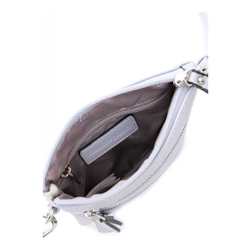 Emily & Noah Emma Handtas Klein Dubbele Rits grijs | Wennekes.nl