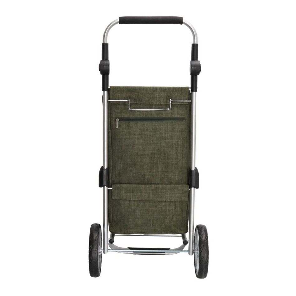 Beagles Alberic Boodschappentrolley met Rechte Greep olijfgroen | Wennekes.nl