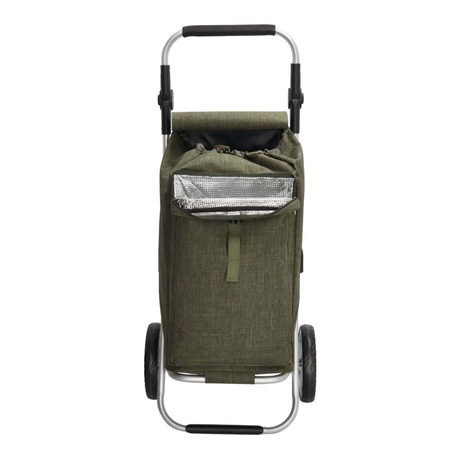 Beagles Alberic Boodschappentrolley met Rechte Greep olijfgroen | Wennekes.nl