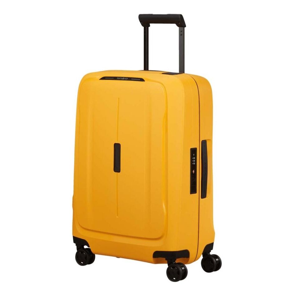 Samsonite Essens Spinner 55cm. geel | Wennekes.nl