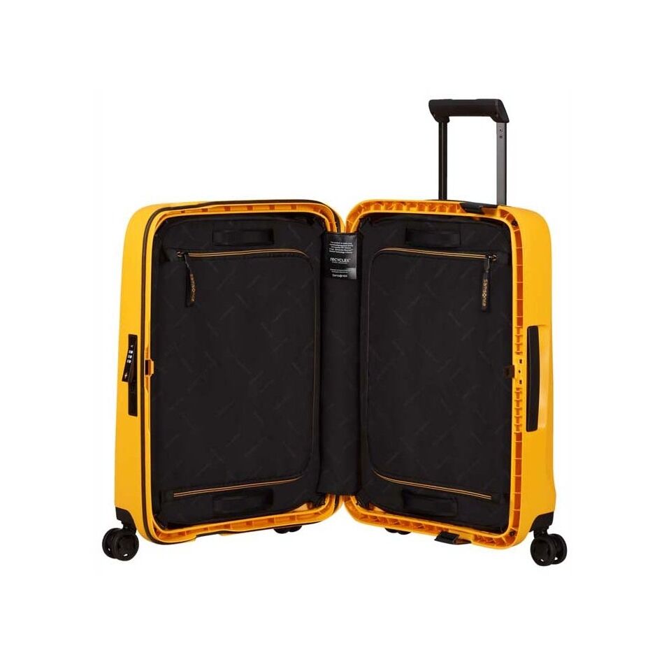 Samsonite Essens Spinner 55cm. geel | Wennekes.nl