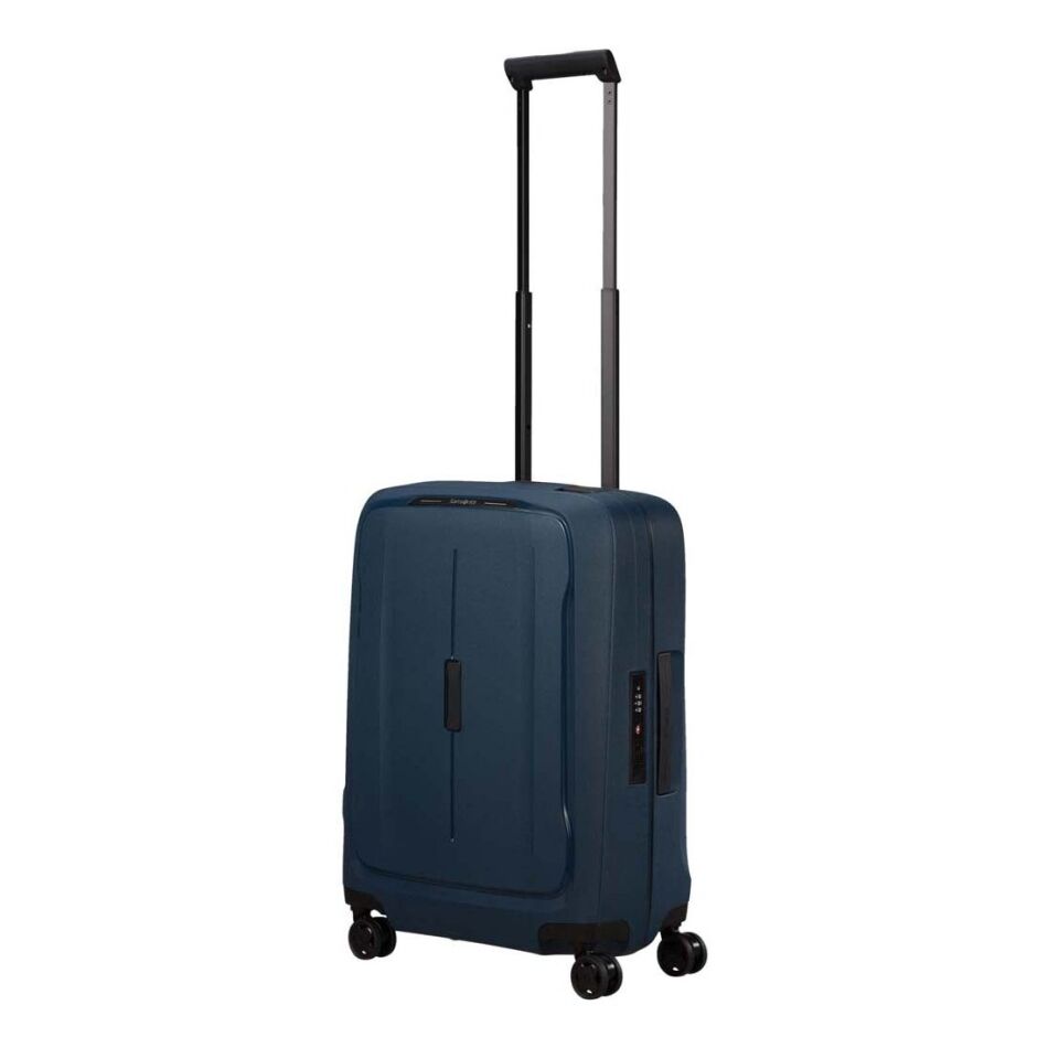 Samsonite Essens Spinner 55cm Expandable Zip blauw | Wennekes.nl