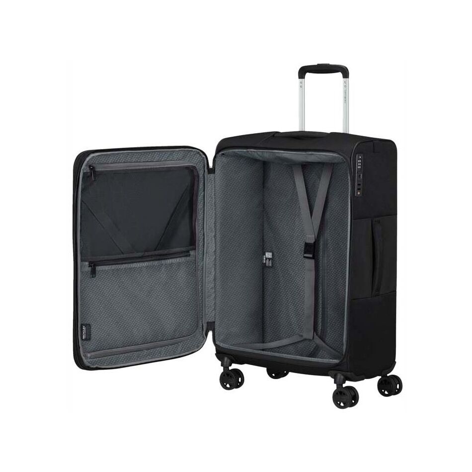 Samsonite Vaycay Spinner 66cm. Exp. zwart | Wennekes.nl