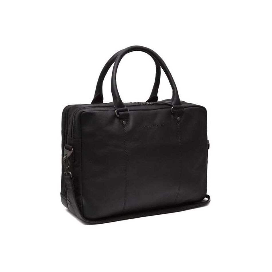 Chesterfield Laptoptas Boston Zwart | Wennekes