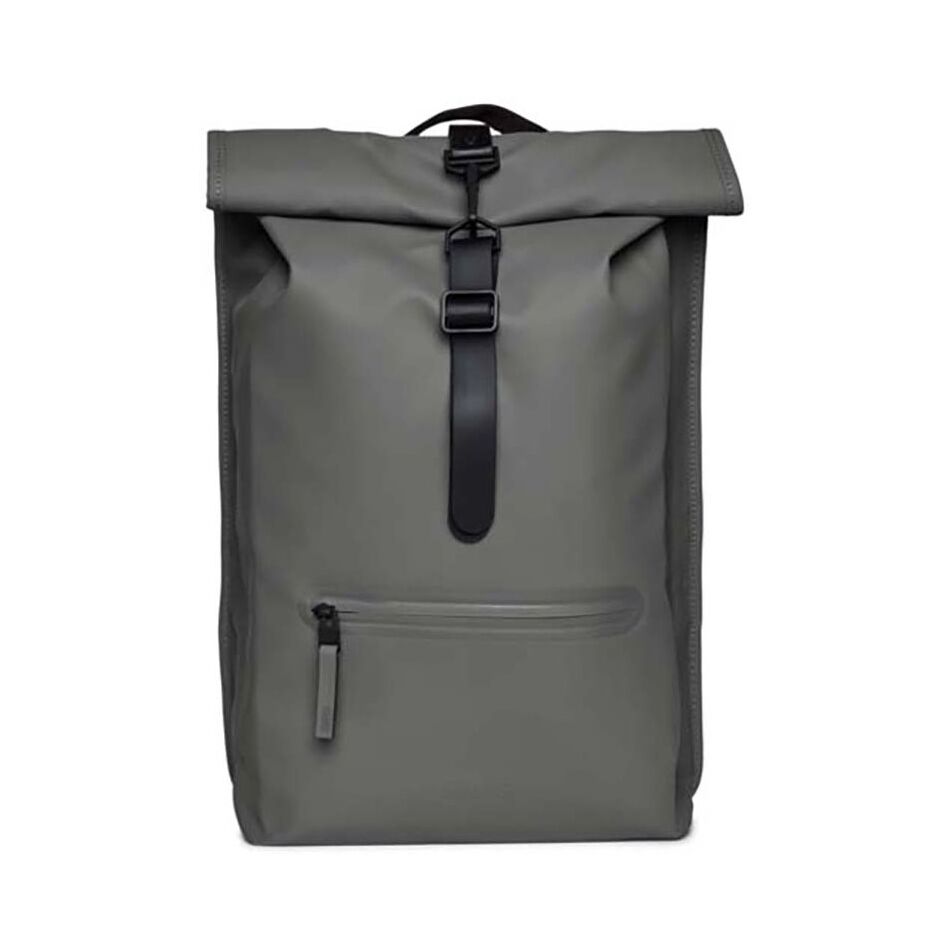 Rains Rolltop Rucksack W3 Grey | Wennekes