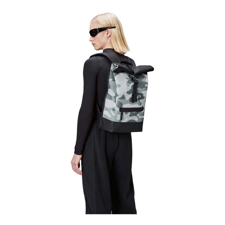 Rains Rolltop Rucksack Mesh W3 Camo | Wennekes