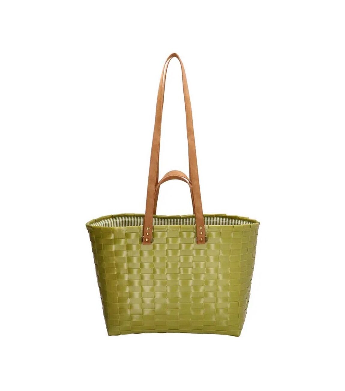 PE Florence Recycle Life Strandtas Olijfgroen Wennekes