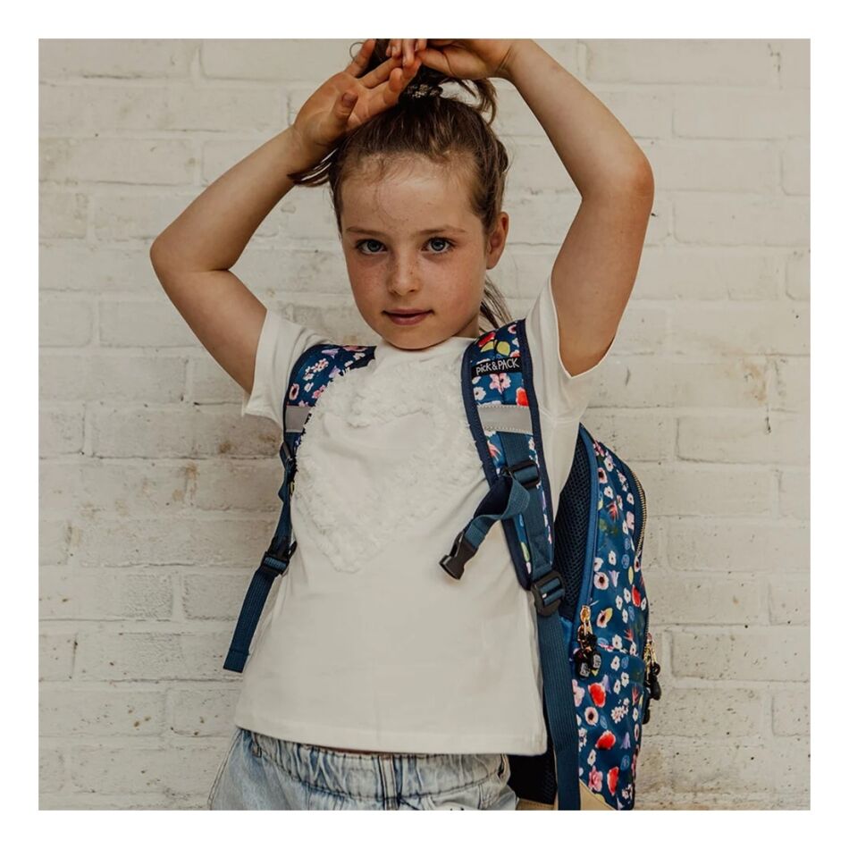 Pick & Pack Field Flower Backpack L Navy | Wennekes