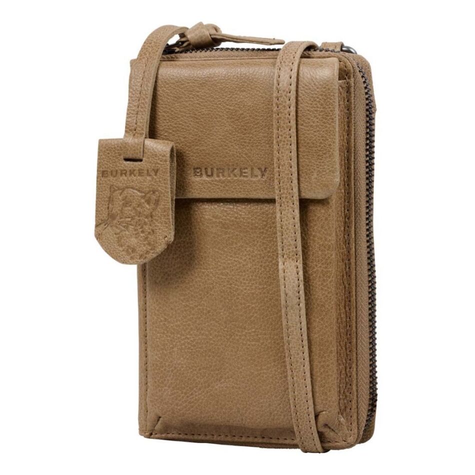 Burkely Just Jolie Phonewallet Wide Khaki | Wennekes