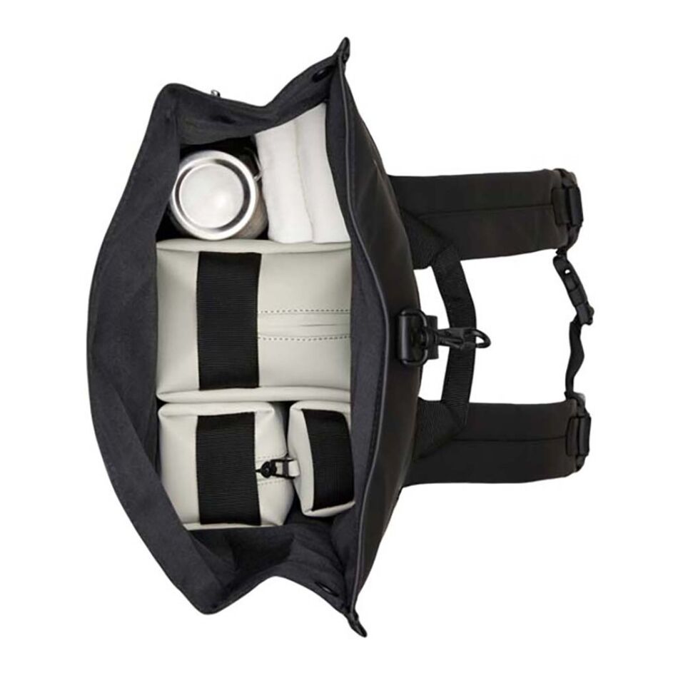 Rains Rolltop Rucksack W3 Black | Wennekes