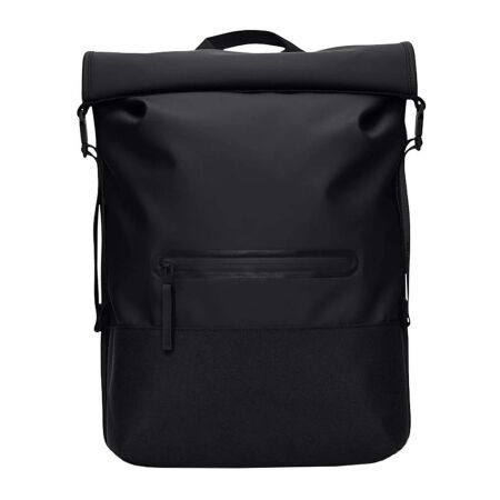 Rains Trail Rolltop Backpack W3 Zwart Rains Trail Rolltop Backpack W3 Zwart