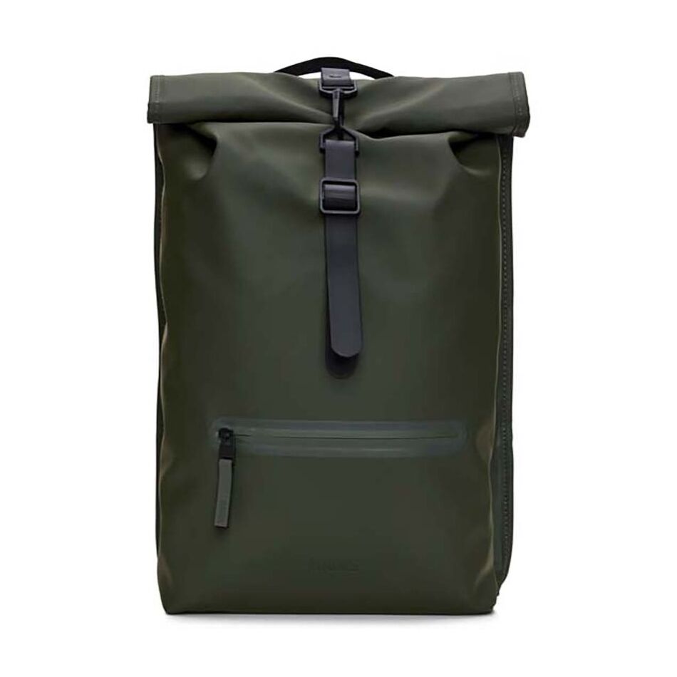 Rains Rolltop Rucksack W3 Green | Wennekes
