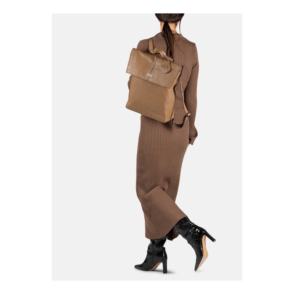 Burkely Mystic Maeve Backpack Crossover Taupe | Wennekes