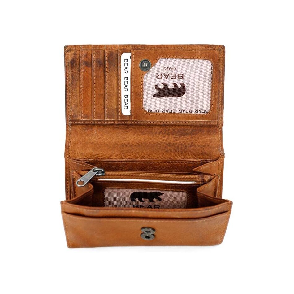 Bear Design Overslagportemonnee Sweety Cognac | Wennekes