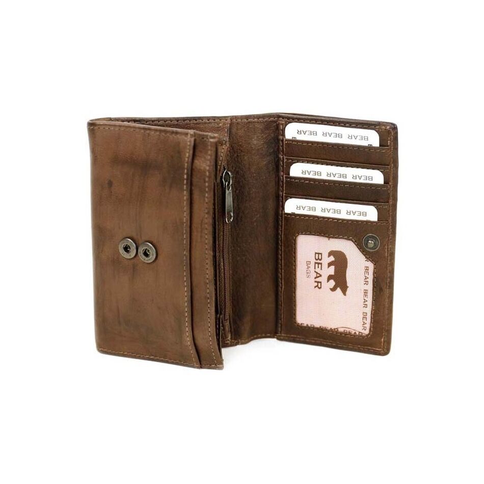 Bear Design Overslagportemonnee Sweety Brown | Wennekes