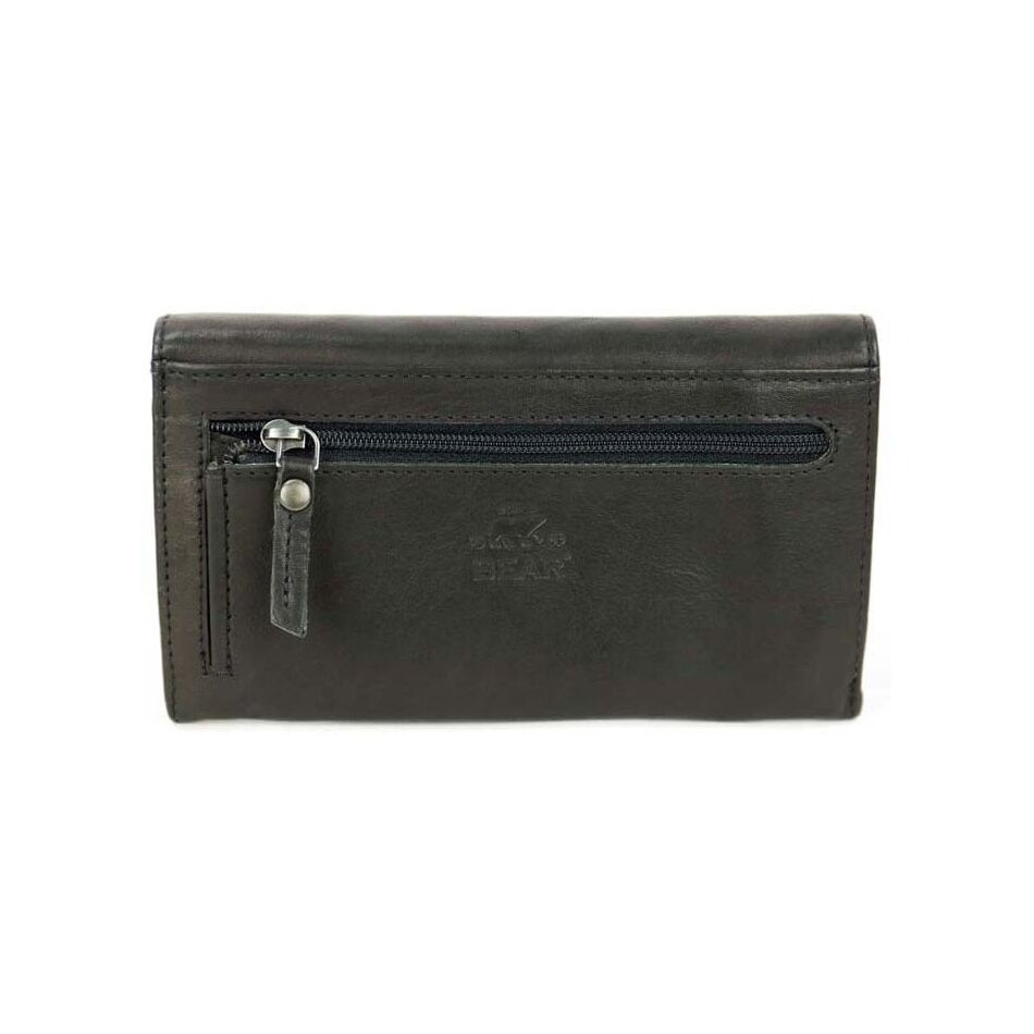 Bear Design Overslagportemonnee Sweety XL Black | Wennekes