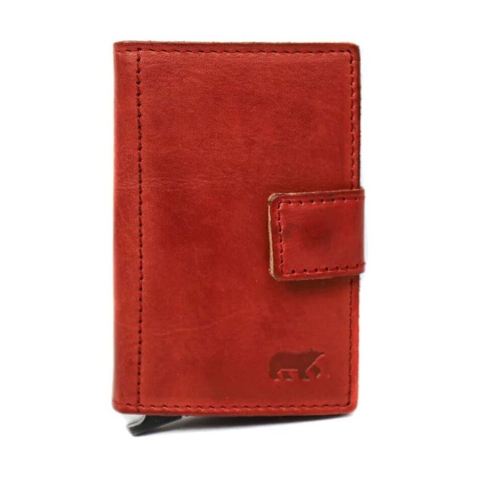 Bear Design Pasjeshouder Pip Rood | Wennekes