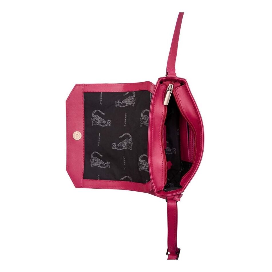 Burkely Nocturnal Nova Crossbody Bag Fuchsia | Wennekes