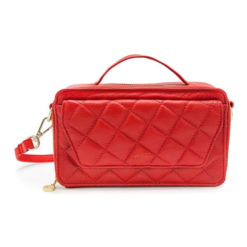 MOSZ Naomi Crossbody Quilted Red | Wennekes