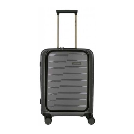 Travelite Air Base 4W Trolley S with Front Pocket Antraciet Travelite Air Base 4W Trolley S with Front Pocket Antraciet