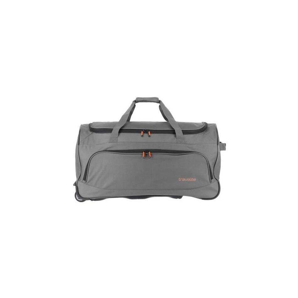 Travelite Basics Wheeled Duffle Anthraciet | Wennekes