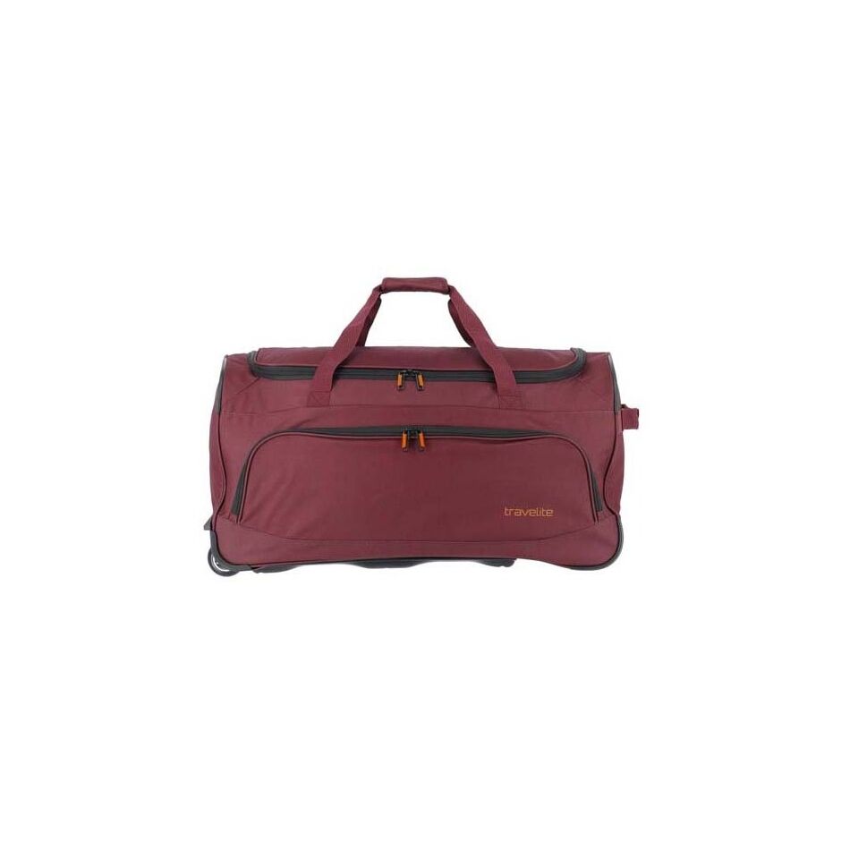 Travelite Basics Wheeled Duffle Dark Red | Wennekes