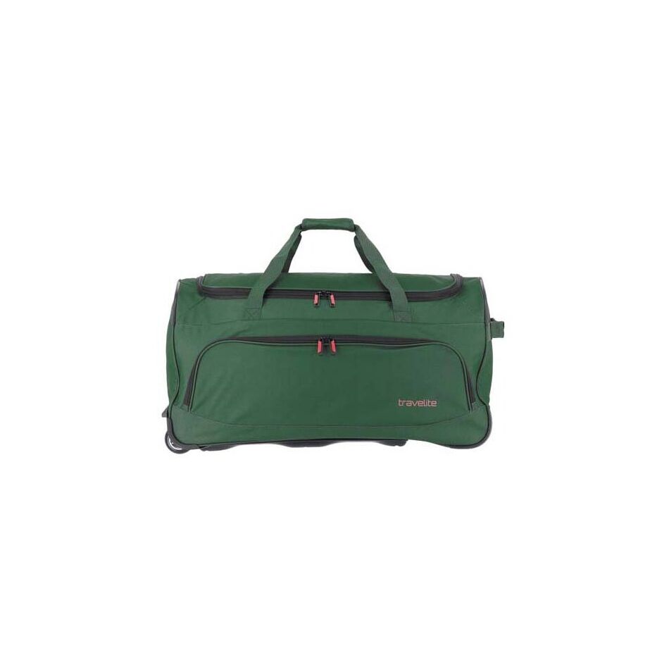 Travelite Basics Wheeled Duffle Dark Green | Wennekes