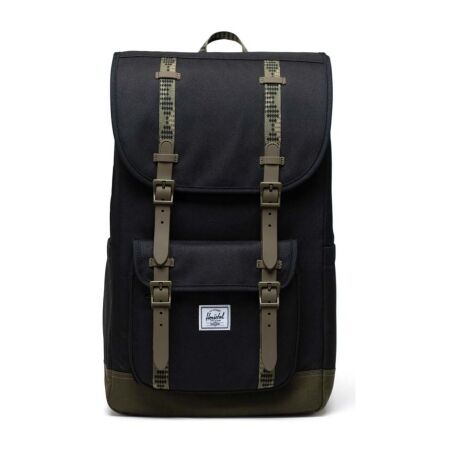 Herschel Little America Zwart combi