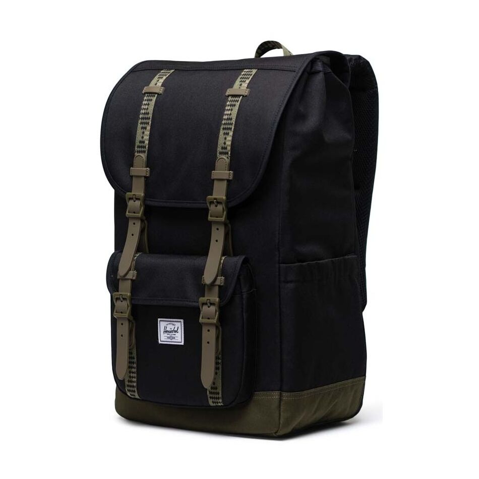 Herschel Little America Black/ Ivy Green | Wennekes