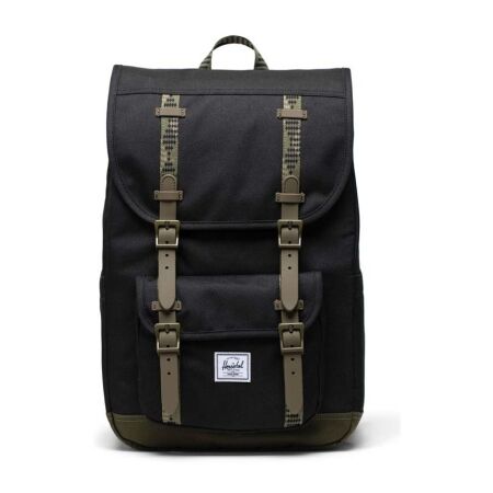 Herschel Little America Mid-Volume Zwart combi Herschel Little America Mid-Volume Zwart combi