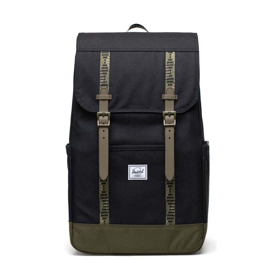 Herschel Retreat Black/ Ivy Green | Wennekes