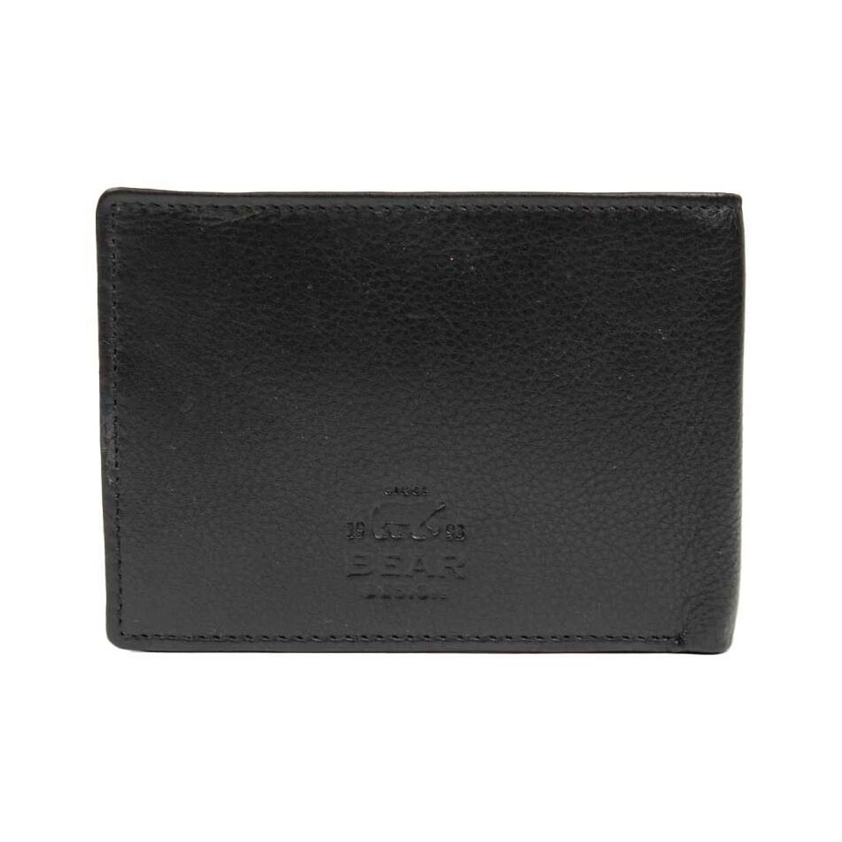 Bear Design Billfold Jan Black | Wennekes