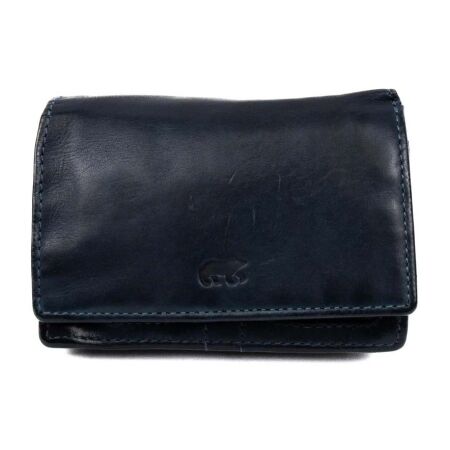 Bear Design Overslag Portemonnee Nina Blauw