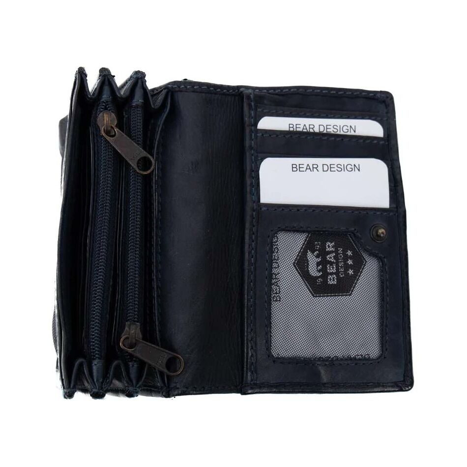 Bear Design Overslag Portemonnee Nina Blue | Wennekes