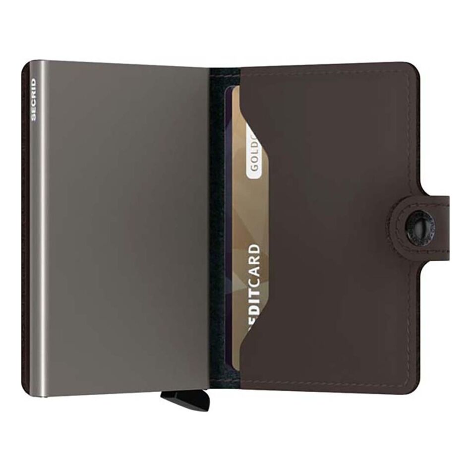 Secrid Miniwallet Matte Truffle | Wennekes