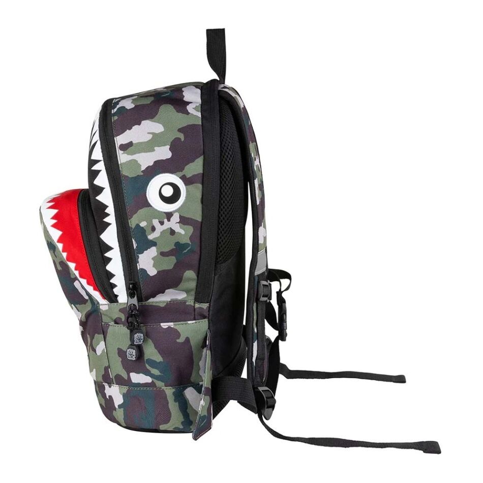 Pick & Pack Shark Shape Backpack M Camo | Wennekes