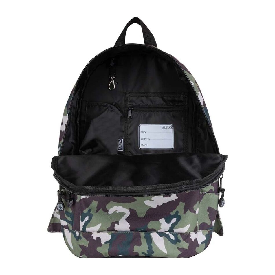 Pick & Pack Shark Shape Backpack M Camo | Wennekes