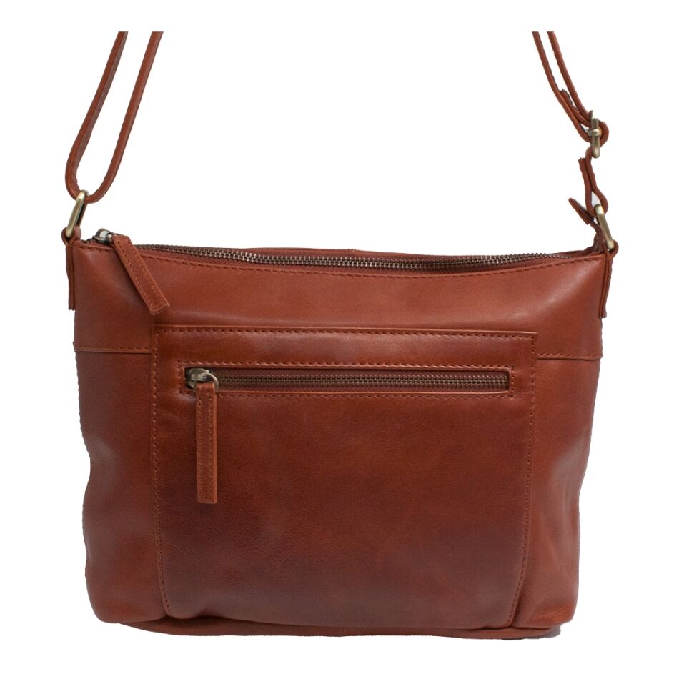 VLERCK Roseriet Shoulderbag Cognac | Wennekes