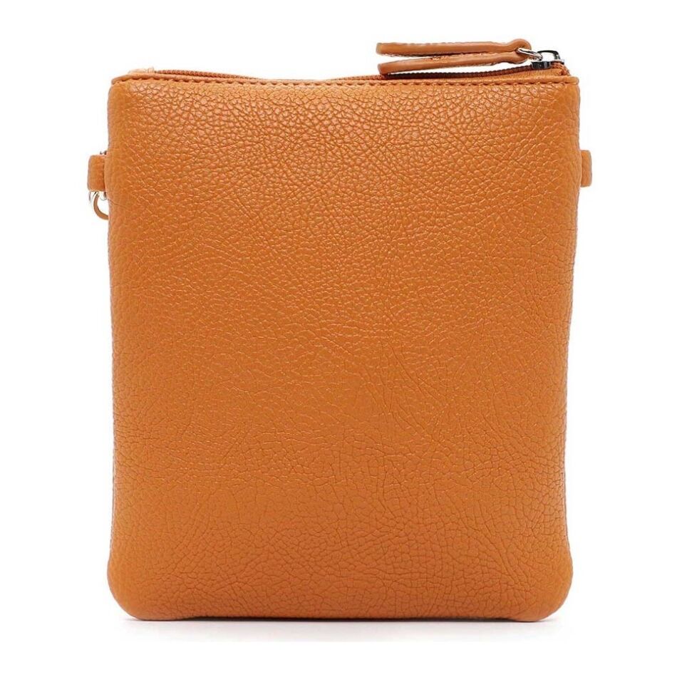 Emily & Noah Emma Handtas Klein Dubbele Rits Papaya | Wennekes