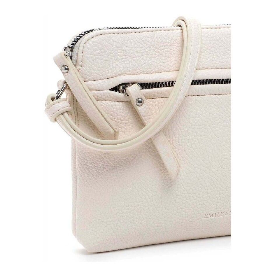 Emily & Noah Emma Handtas Middel Rits Cream | Wennekes
