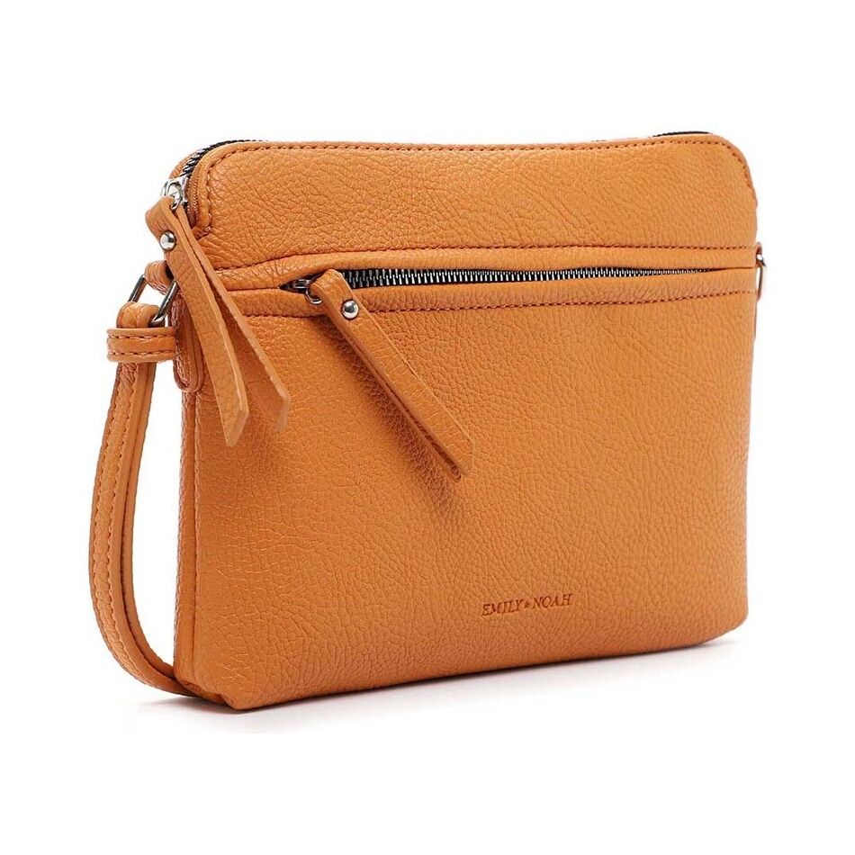 Emily & Noah Emma Handtas Middel Rits Papaya | Wennekes