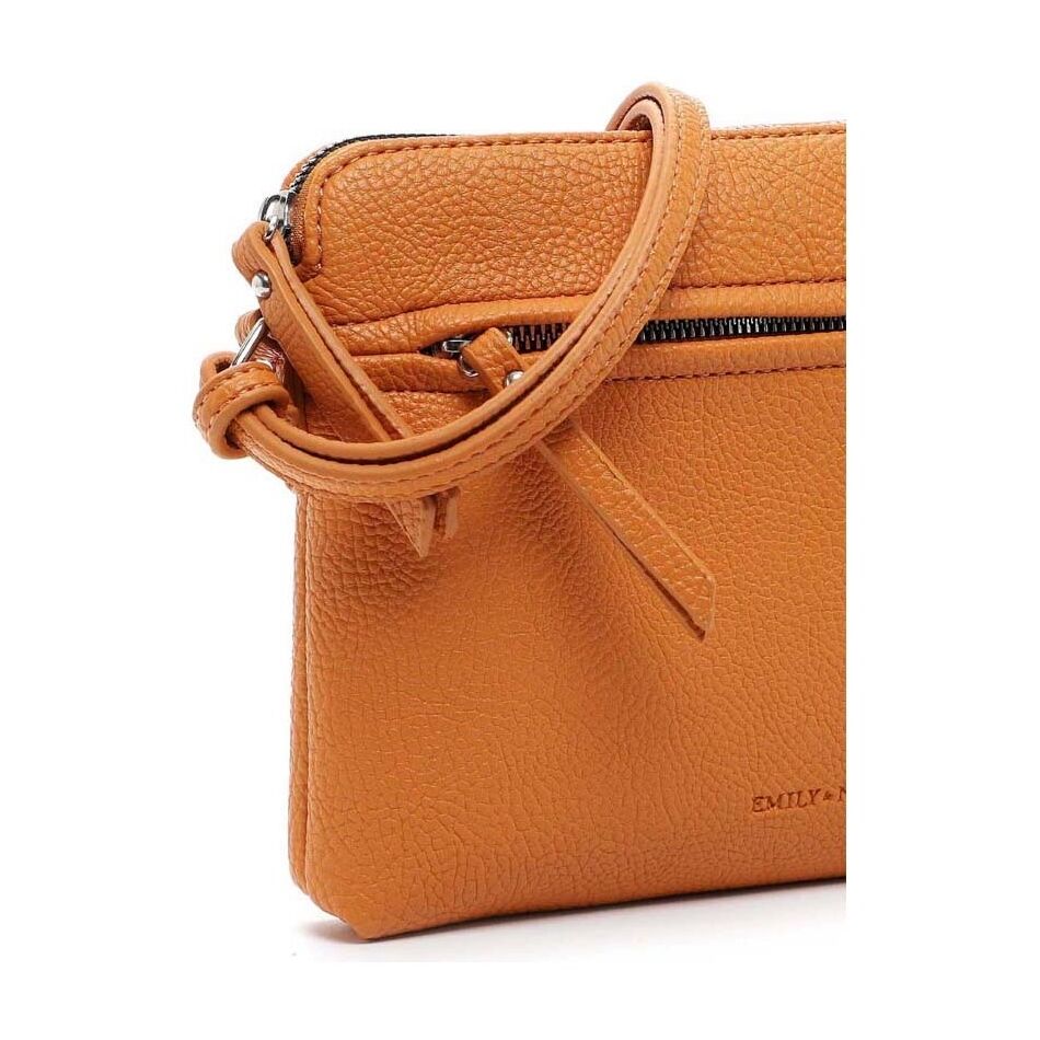 Emily & Noah Emma Handtas Middel Rits Papaya | Wennekes