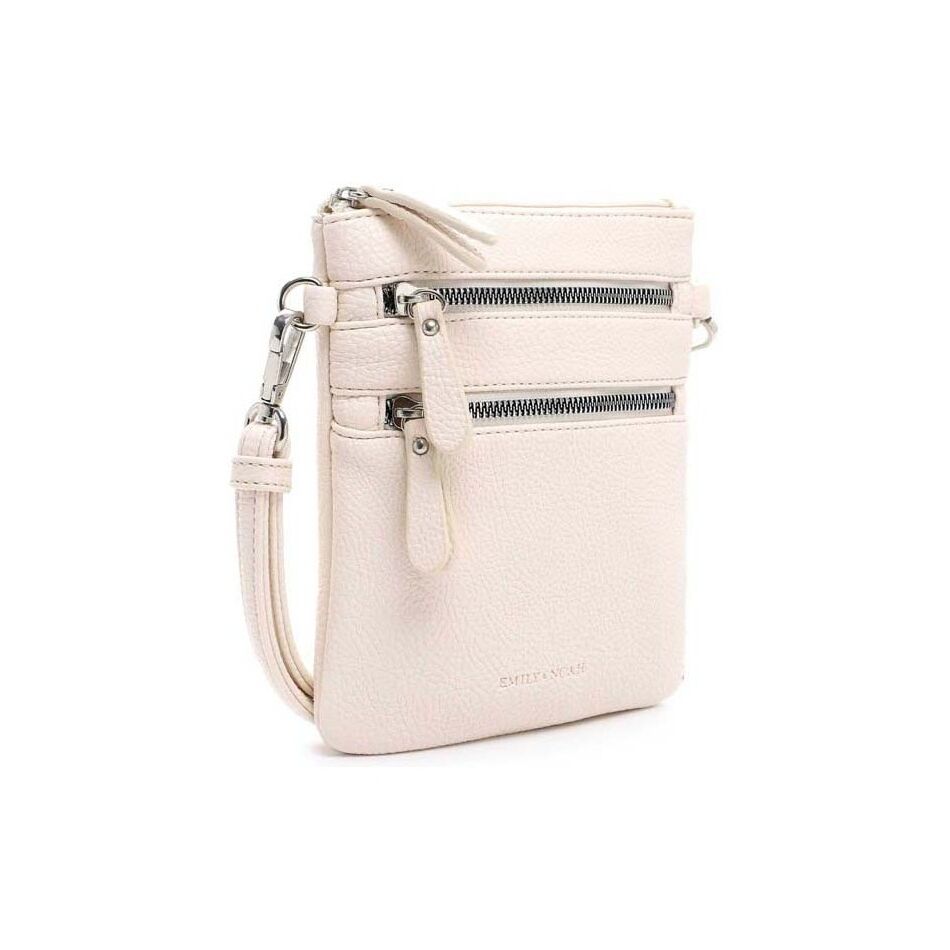 Emily & Noah Emma Handtas Klein Dubbele Rits Cream | Wennekes