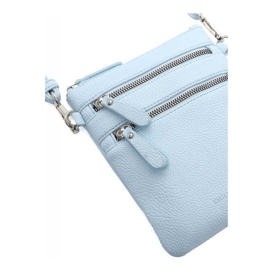 Emily & Noah Emma Handtas Klein Dubbele Rits Sky | Wennekes