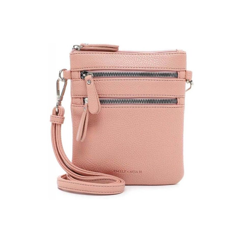 Emily & Noah Emma Handtas Klein Dubbele Rits Lightrose | Wennekes