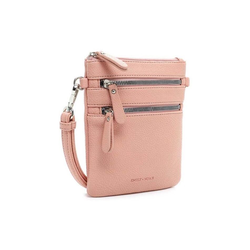 Emily & Noah Emma Handtas Klein Dubbele Rits Lightrose | Wennekes
