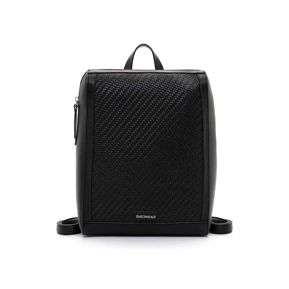 Emily & Noah Brenda Citybackpack Middel zwart | Wennekes.nl
